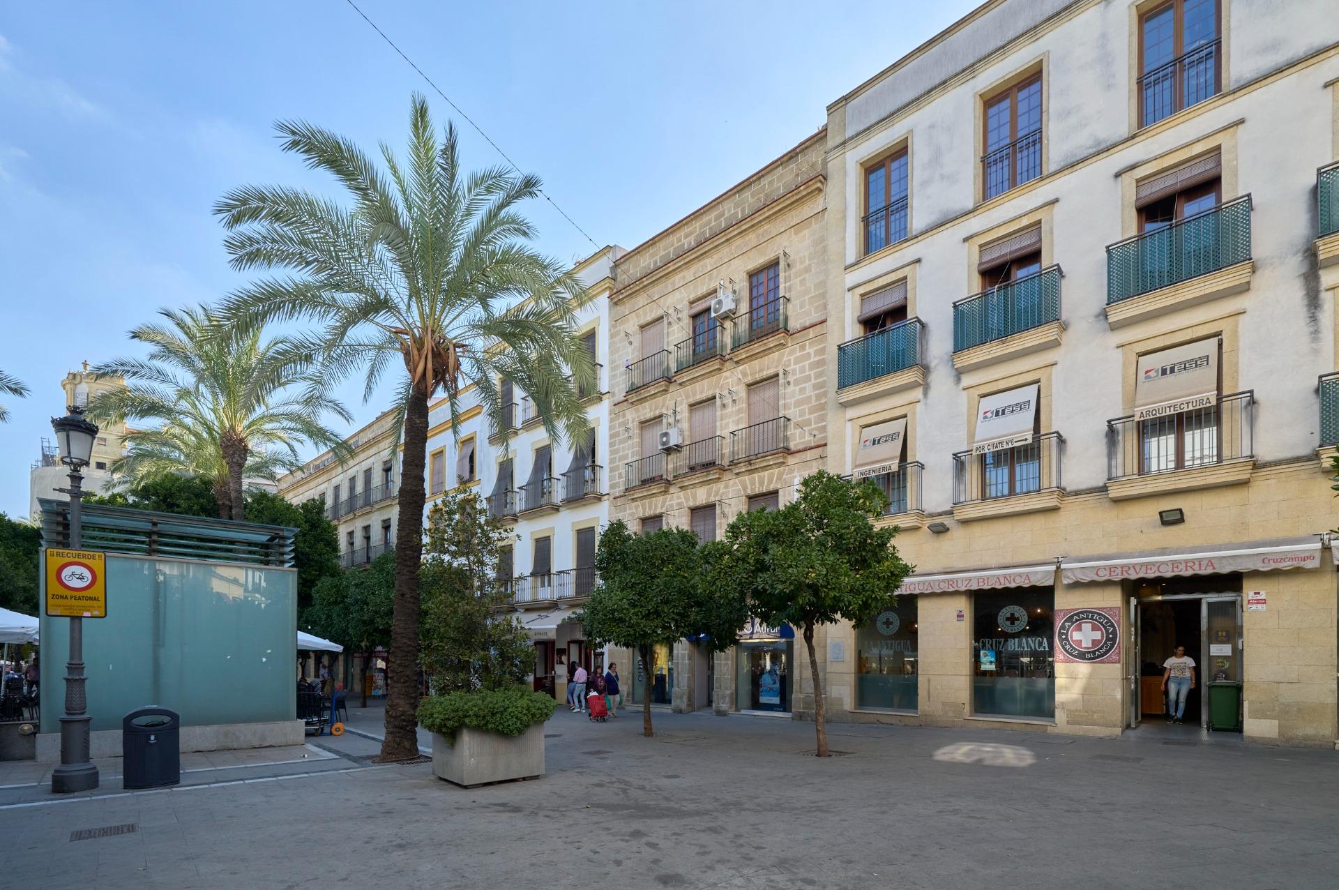 Magnifica vivienda con tres balcones a Plaza del Arenal.
